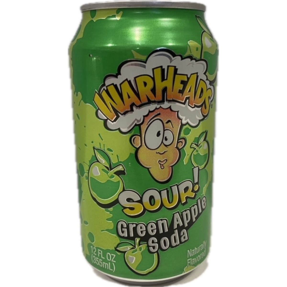 Warheads Green apple soda 35cl